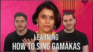 Twin Musicians REACT and LEARN - How To Sing Gamakas