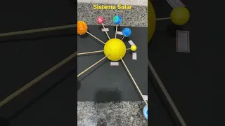 MAQUETE DO SISTEMA SOLAR #shorts