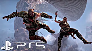 GOD OF WAR PS5 - Final Boss Fight & Ending + Secret Ending Scene (4K Ultra HD PS5 2021)