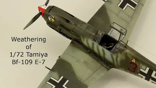 Let's paint and weather Messerschmitt Bf-109 - detailed video (1/72 Tamiya)