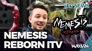 Nemesis Reborn Alton Towers ITV News Central West Midlands (14/03/2024).