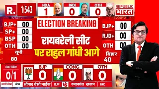 Lok Sabha Election Counting LIVE: रायबरेली सीट पर Rahul Gandhi आगे | Big Breaking | Results LIVE