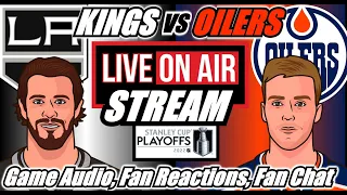 NHL Playoffs Kings VS Oilers 🚨 Watch Party Game Audio Scoreboard  #NHL #EDMvsLAK #LIVE #WatchParty