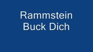 Rammstein Buck Dich Lyrics