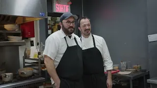 Simon Mathys du Mastard reçoit Romain Meder - Bonnes Tables Air France 2023