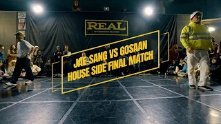 JAE-SANG VS GOSAAN｜Final Match#1｜HOUSE SIDE｜2024 REAL vol 10 by HIPHOP HOUSE