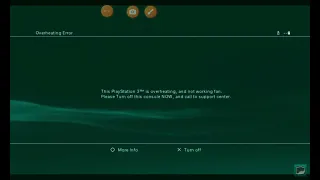 PS3 overheating Killscreen text to speech