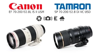 Lens Comparison: Tamron 70-200 f/2.8 VC USD vs Canon 70-200 f/2.8L IS II