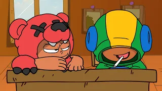 Brawl Stars Animation #63 - Leon X NiTa at School