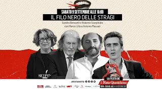 "Il filo nero delle stragi", segui la diretta con Sandra Bonsanti e Roberto Scarpinato