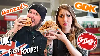 We ONLY ate BRITISH FAST FOOD for 24 HOURS! 🇬🇧