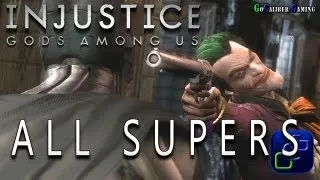 Injustice: Gods Among US - All Character Super Moves (NO DLC)