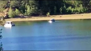 Top Gear Filming Amphibious Car at Ruth Lake