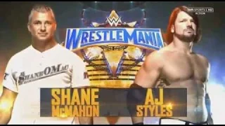 Shane McMahon Vs AJ Styles Wrestlemania 33-WR3D 17 BY HHH Simulation