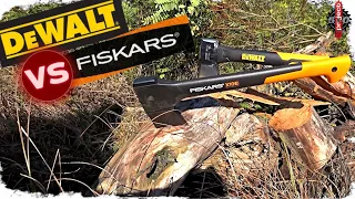 Fiskars или DeWALT выбор походного топорика