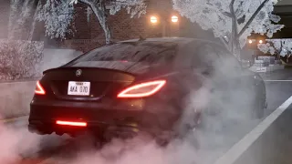 Assetto Corsa - Mercedes CLS 6.3 BRABUS 900hp | Drift on winter Shutoko