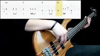 Metallica - Fade To Black (Bass Cover) (Play Along Tabs In Video)