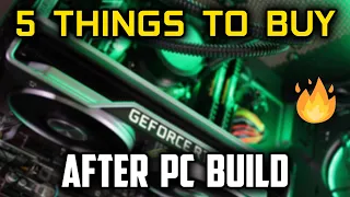 5 Must BUY Things after a PC Build [HINDI]