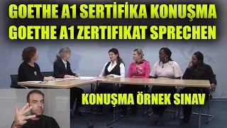 Goethe A1 Sertifika Sprechen Konuşma Örnek Sınavı  | Gelin Beraber Sınava Girelim!