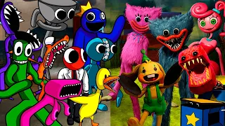 New Rainbow Friends VS All Project Playtime but | Friday Night Funkin Mod Roblox x Poppy Playtime