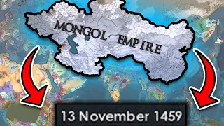 You can form the MONGOL EMPIRE in 15 YEARS in EU4... and it's GAME-BREAKING!