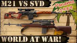 M21 vs SVD - Sniper Duel - Panama 1989!