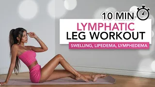 10 MIN LYMPHATIC LEG WORKOUT | Reduce Swelling, Lipedema, Lymphedema, Cellulite | Eylem Abaci