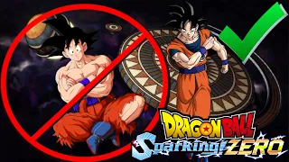 NO Flying in dragon ball "SPARKING ZERO!?"