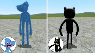 PLAYING AS HUGGY WUGGY VS PLAYING AS CARTOON CAT! POPPY PLAYTIME VS  ALL CARTOON CAT In Garry's Mod!