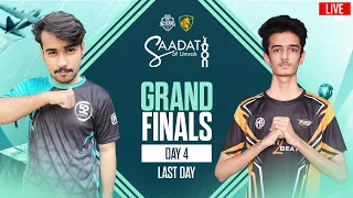 PUBG MOBILE SAADAT OF UMRAH | GRAND FINALS - LAST DAY | FT. #R3G #MGS #7E #3X