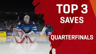 Top 3 Saves | Quarterfinals | #IIHFWorlds 2017