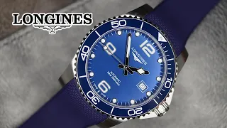 Longines HydroConquest Cermaic Insert Sunray Blue 41mm Full Review