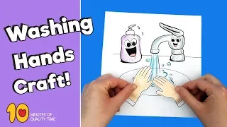 Hand Washing Crafts for Preschoolers - Hygiene Crafts for Kids