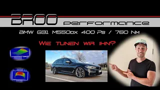 BMW G31 M550D ST1+ @brooperformance Wie optimieren wir ihn?  Dragy 100-200