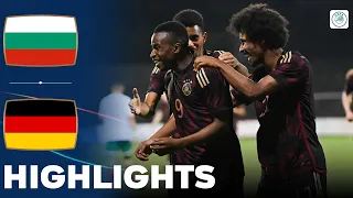 Germany vs Bulgaria | Highlights | U21 Euro Qualification 13-10-2023