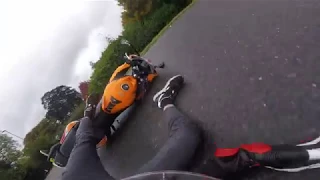 Repsol Honda CBR 125 Crash (Almost Died)