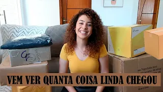 FIQUEI ENCANTADA COM TUDO QUE CHEGOU POR AQUI, MUITA COISA LINDA E ÚTIL