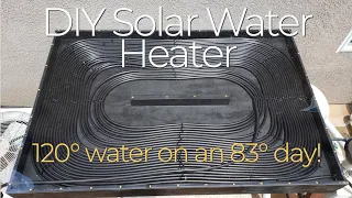 DIY Solar Water Heater Full Build