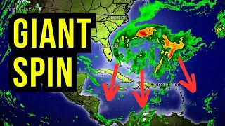 Giant Storm brings Tropical Storm Winds...