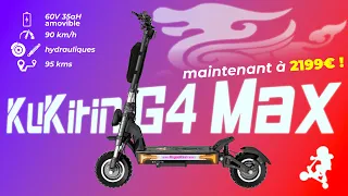 🏁💯 Nouvelle première mondiale ! KuKirin G4 Max, 64 kilos de kiff !