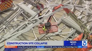 6 workers rescued after construction collapse in