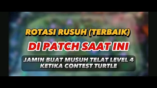 ROTASI YANG BIKIN LAWAN TELAT LEVEL 4 KETIKA TURTLE, 100% WS PAKAI ROTASI INI ✅