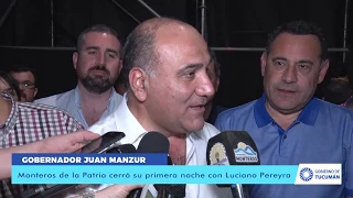 Monteros de la Patria cerró su primera noche con Luciano Pereyra