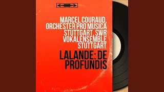 De profundis: De profundis clamavi