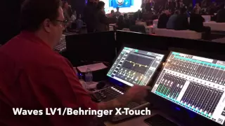 Ken Pooch Van Druten - Waves LV1 & Behringer X-Touch Live Sound Mixing