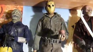 jason voorhees sideshow 12 inch 1:6 30 cm Full collection bis