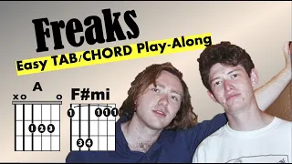 Freaks (Surf Curse) TAB/CHORD Play-Along