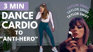 Taylor Swift Workout - Anti-Hero DANCE CARDIO Workout | Standing Cardio Taylor Swift Midnights