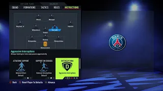 FIFA 22-PSG Best formation and tactics 3-1-4-2