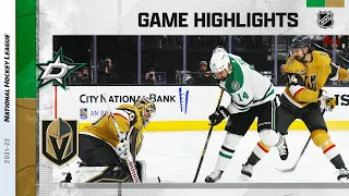 Stars @ Golden Knights 12/8/21 | NHL Highlights